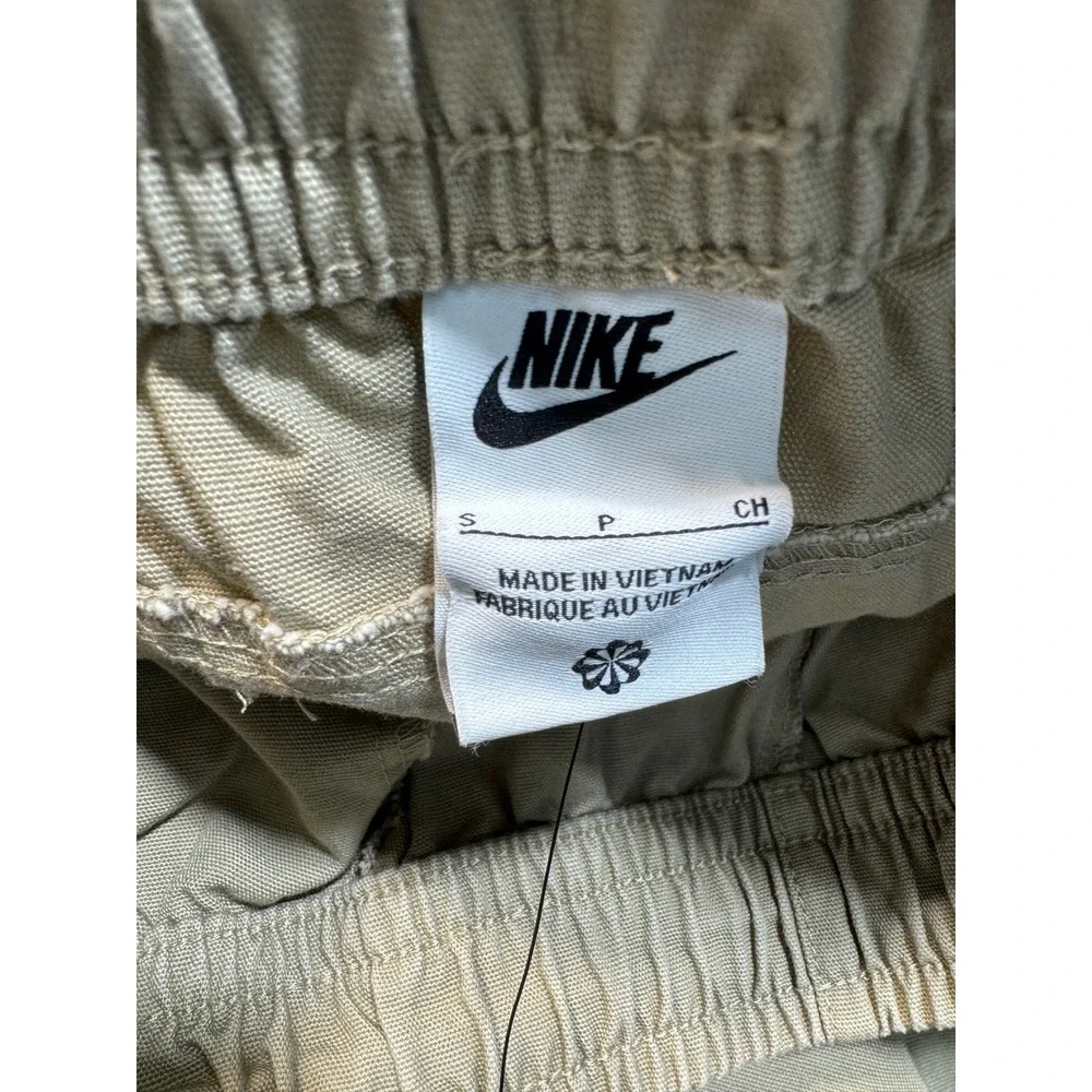 Nike Sportswear Woven Flow Shorts Mens Small Khaki